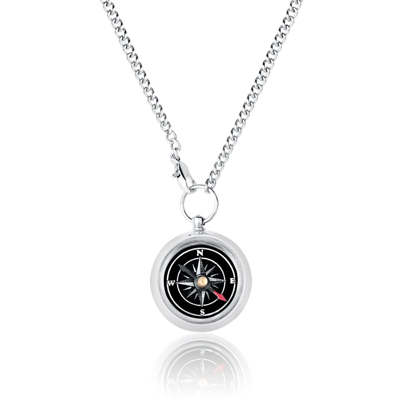 You are my true North Engraved Compass Necklace Gifts for Him or Her | Romantic Gifts for Men Women Husband Wife Boyfriend Girlfriend Bestfriend Couple | Love Gift Ideas for Anniversary Wedding Valentine day