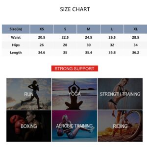 JIFRE Nude Feeling Yoga Pants Santa Stripe Print Leggings for Christmas Women Running High Waist Workout TrousersS