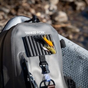 YANKEE FORK - Submersible Sling Pack - Waterproof Main Compartment, Water Resistant Exterior Pocket - 10 Liter - Holds Gear