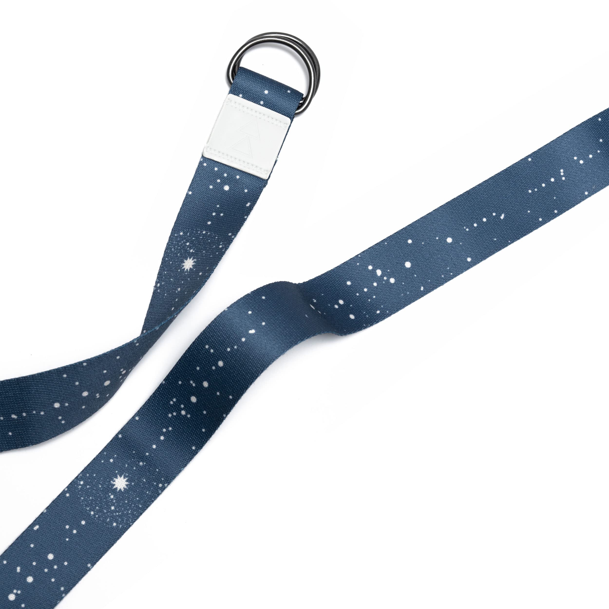 yogadesignlab Yoga Design LAB | The Yoga Strap | Luxurious, Extra Long, Super Soft, Eco Printed | Studio Quality, Adjustable | Safely Stretch Further and Hold Longer | 8 ft Long (Celestial, 8ft)