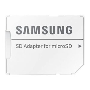 Samsung Evo Plus microSD SDXC U3 Class 10 A2 Memory Card 130MB/s with SD Adapter 2021 (256GB)