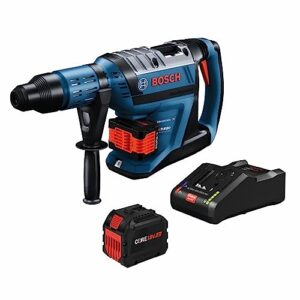 bosch gbh18v-45ck27 profactor™ 18v connected-ready sds-max® 1-7/8 in. rotary hammer with (2) core18v® 12 ah high power batteries