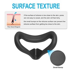 1 Set Vr Protective Case Vr Silicone Protector Protection Kit Silicone Mask Cover Vr Lens Cover Eye Mask Cover Accessories Vr Protector Supply