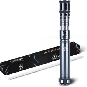 Light Saber V7 Changeable Colors - Smooth Swing and Sound Dueling Light Sabers RGB - 10 Sound Effects