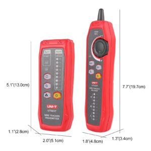 UNI-T UT683KIT Cable Tracer Wire Tracker for RJ11 and RJ45 Cables Tester, Telephone Line Finder Cable Collation, Network Maintenance Collation, Repairing Networking Tool