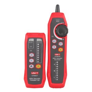 UNI-T UT683KIT Cable Tracer Wire Tracker for RJ11 and RJ45 Cables Tester, Telephone Line Finder Cable Collation, Network Maintenance Collation, Repairing Networking Tool