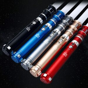 Light Saber V7 Changeable Colors - Smooth Swing and Sound Dueling Light Sabers RGB - 10 Sound Effects