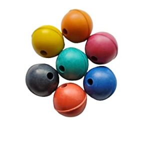 Color Removable Balls for Tuning Forks including Velvet pouch