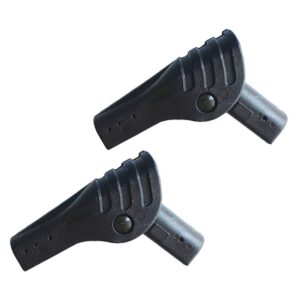 Yardwe 2Pcs Tent Support Joint Folding Canopy Tent Coupling Connectors DIY Tent Joint Support Rod Stand Holder Outdoor Tent Accessories Supplies (3 Inch Length)