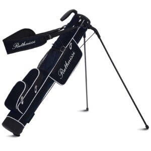 golf stand bag, lightweight golf easy carry bag with padded strap，durable pitch n putt golf bag, practice ranger sunday golf bag for men&women