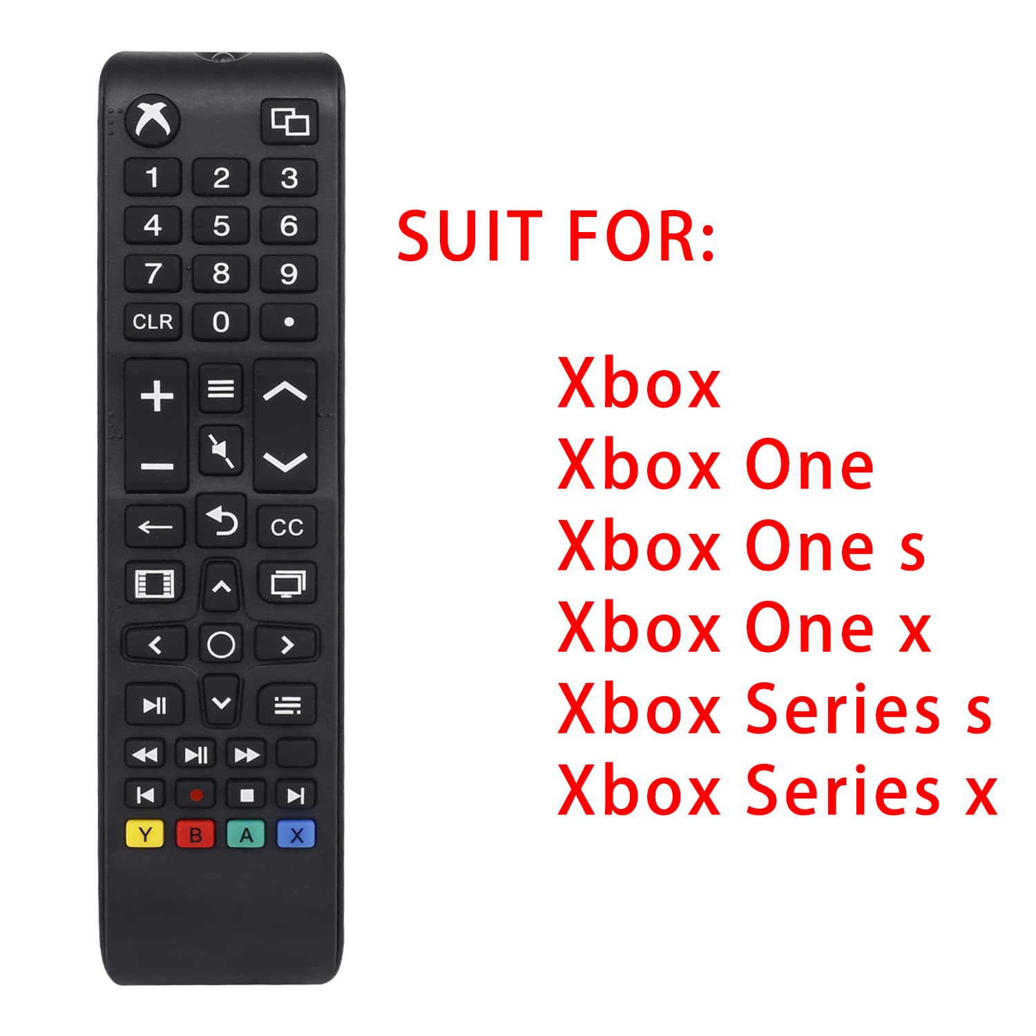 Replacement Remote Control UFX001 fit for Xbox One, Xbox One S/X PDP Gaming Multipurpose Media Remote Control