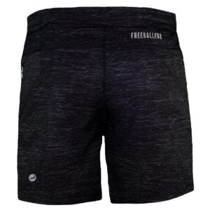 Meripex Apparel Men's Freeballer 8" Athetic Gym Performance Sport Shorts – Perfect for Running, Weightlifting, and Yoga (8-Large, Black Heather)