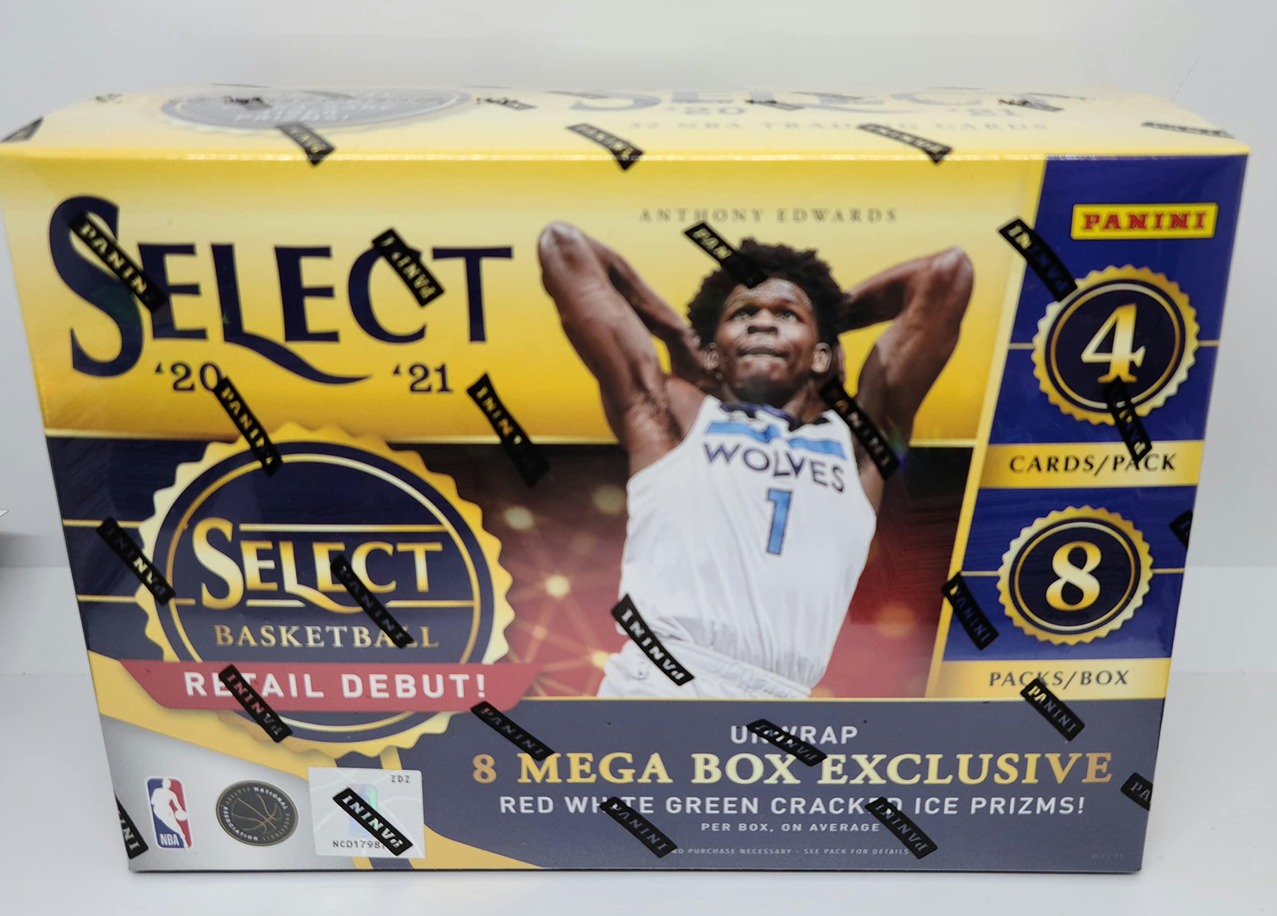 2020-21 Panini Select NBA Basketball Retail Mega Box