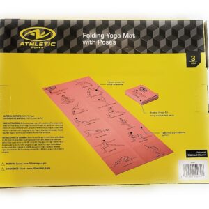 athletic works folding yoga mat