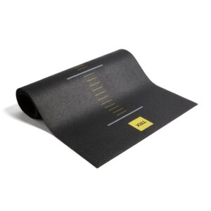 TRX Training Suspension-Training Mat, Nonslip Workout Mat, Gym Mat for Home Gym, Thick Exercise Mat for Training, Black, 72" x 24"