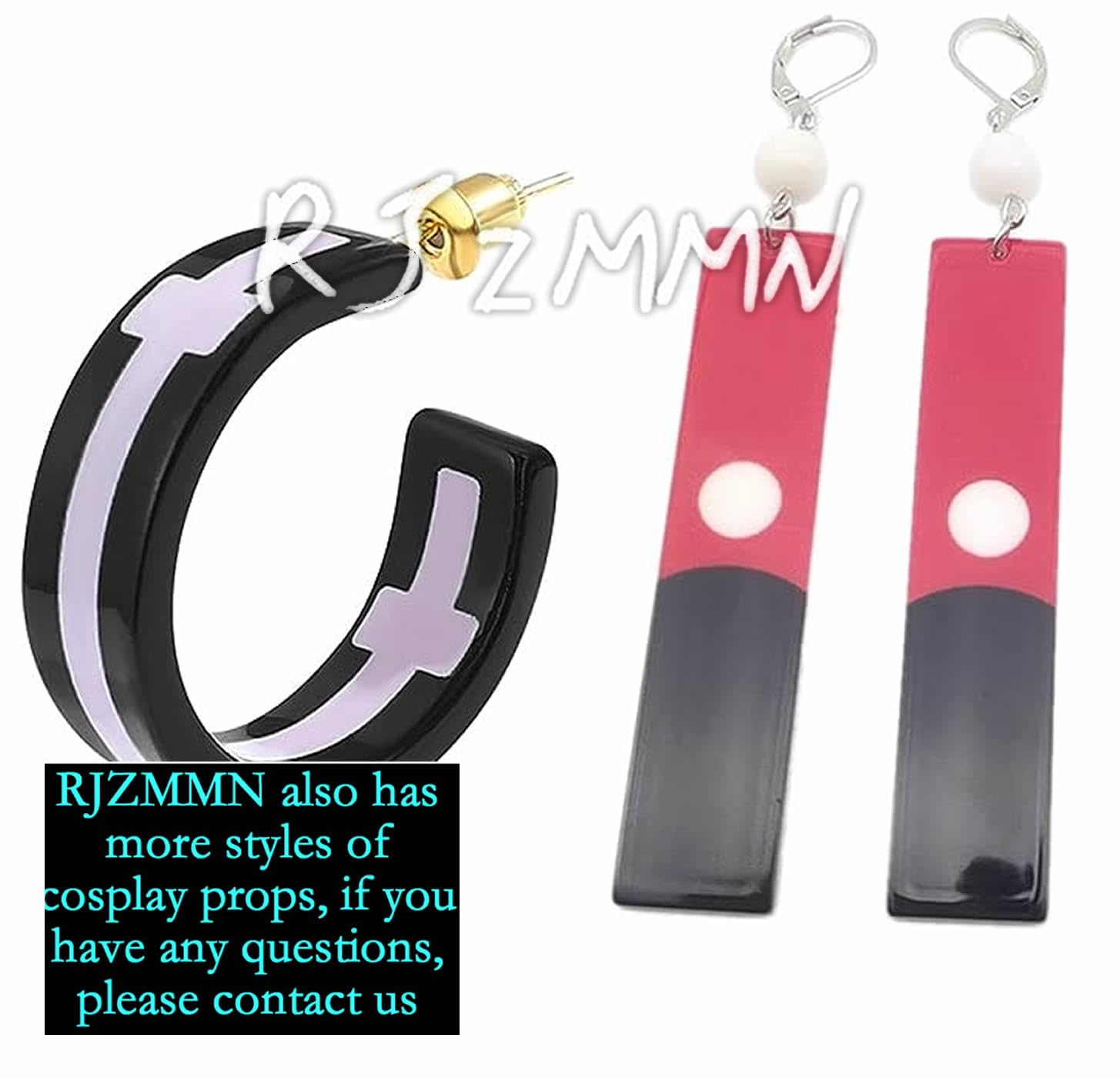 RJZMING Izana Earrings Tokyo Revengers and Takashi Mitsuya Earring Tokyo Revengers Cosplay Costume Acrylic Alloy Earrings, Small