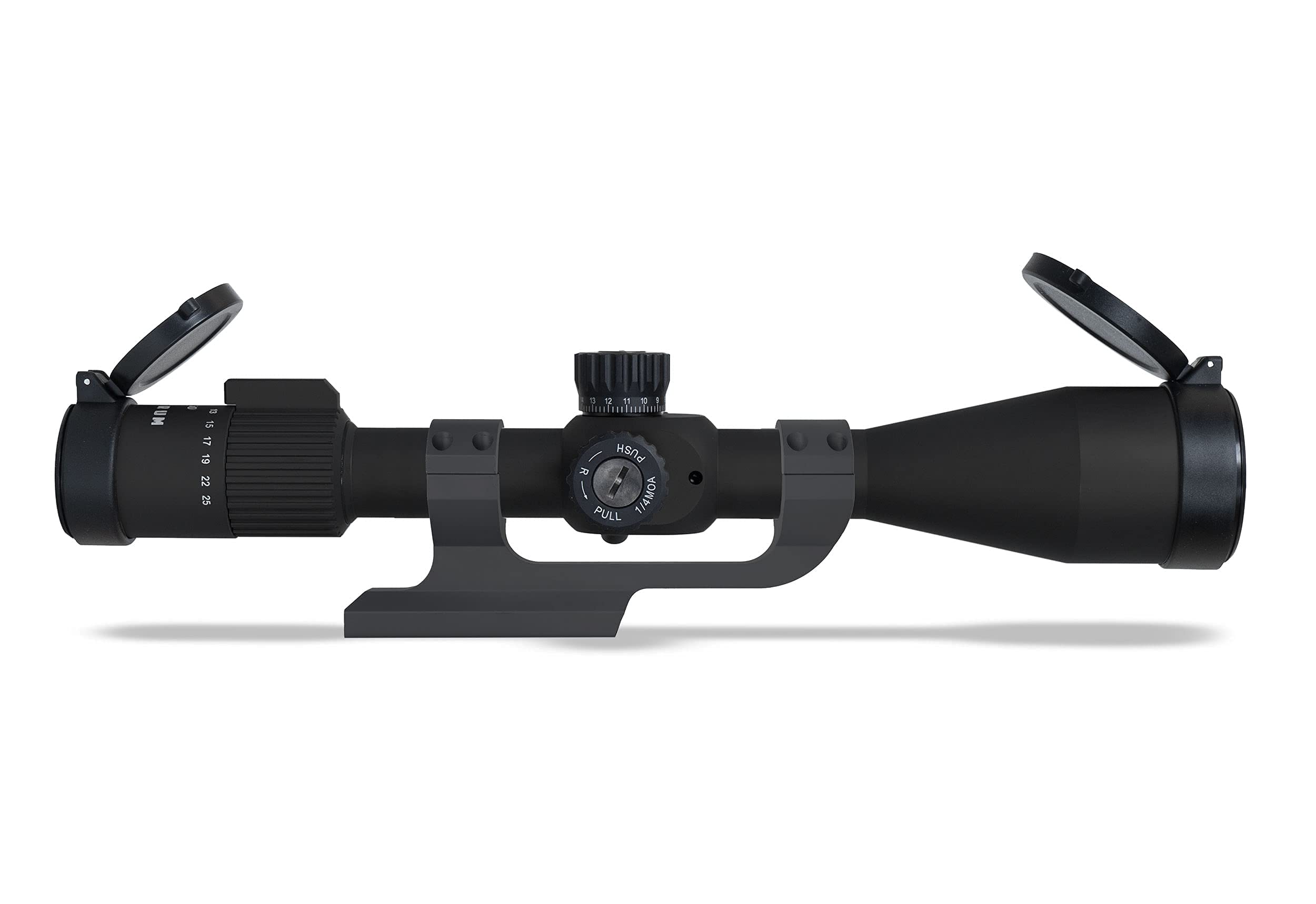 Monstrum G3 5-25x50 First Focal Plane FFP Rifle Scope with Illuminated MOA Reticle | ME308 Extended Series Offset Scope Mount | Bundle