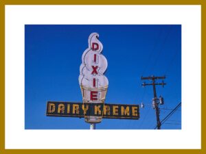 dixie dairy kreme ice cream sign on rt. 79 in leeds, alabama