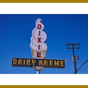 Dixie Dairy Kreme Ice Cream Sign on Rt. 79 in Leeds, Alabama