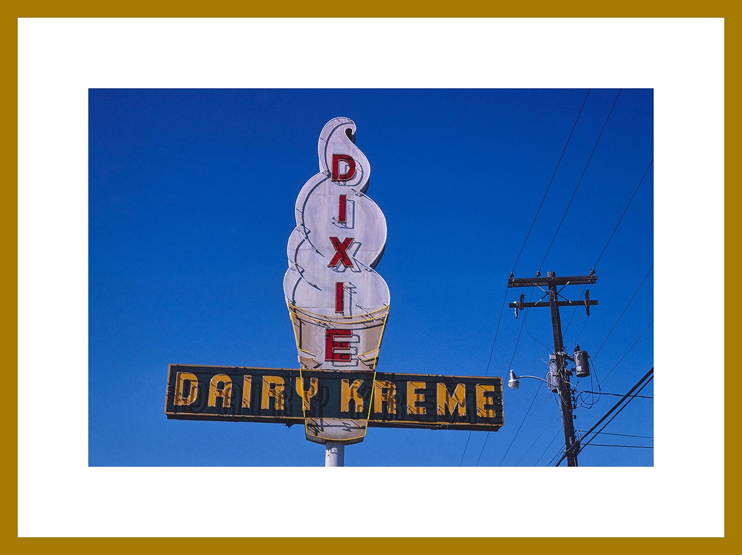 Dixie Dairy Kreme Ice Cream Sign on Rt. 79 in Leeds, Alabama