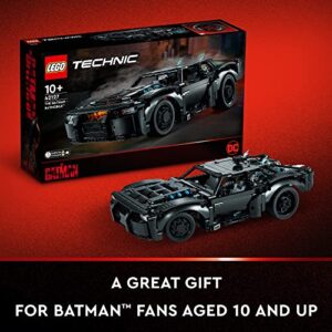 LEGO Technic The Batman – Batmobile 42127 Model Car Building Toy, 2022 Movie Set, Superhero Gifts for Kids and Teen Fans with Light Bricks