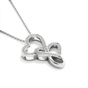 To My Twin Sister Necklace – Twin Sisters Their Hearts As One, A Link That Can Never Be Undone - Gift For Birthday, Christmas, Graduation, Valentines, Wedding Day – ODH1