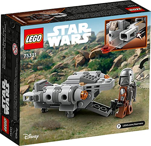 LEGO Star Wars The Razor Crest Microfighter 75321 Toy Building Kit for Kids Aged 6 and Up; Quick-Build, Stud-Shooting Star Wars: The Mandalorian Gunship for Creative Play (98 Pieces)