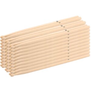 MAHIONG 15 Pairs 5A Drum Sticks, Classic Wood Tip Drumstick Bulk, Maple Wood Drum Sticks Set for Kids and Adults, 16 Inch