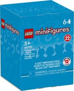 lego minifigures series 22 66700 building kit; collectible toys for creative fun for ages 5+ (pack of 6)