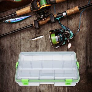 BESPORTBLE 1Pc Box Fishing Gear Storage Box Fishing Trays Tackle Organizer Tackle Bag jewelery organzer Lures Bag Earring Holder Fishing Storage Organizer Portable Plastic Bead Earrings