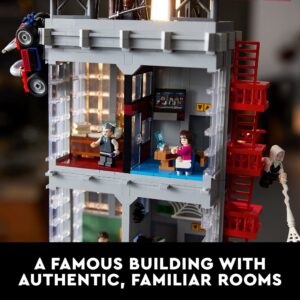 LEGO Marvel Spider-Man Daily Bugle Newspaper Office 76178 Building Set - Featuring 25 Spider-Verse Minifigures Including Peter Parker, Venom, and Spider-Gwen, Collectible Gift Idea for Adults