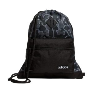 adidas Classic 3S Sackpack, Nomad Camo Grey/Black, One Size