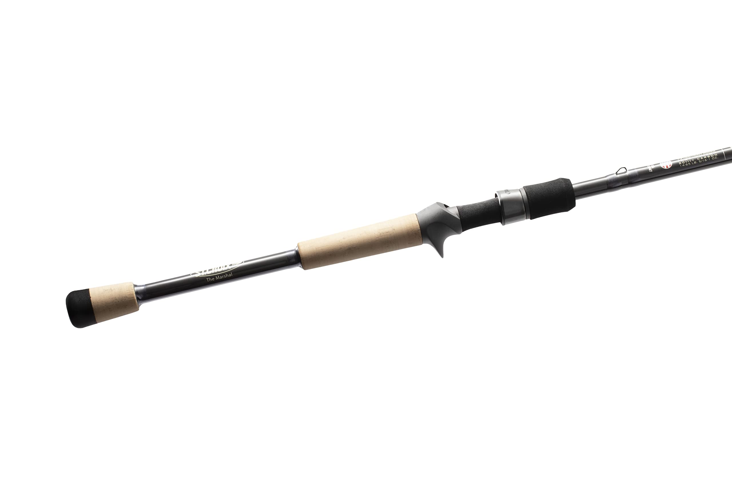 St. Croix Rods Victory Casting Rod, 7'1"(VTC71MHF), Carbon Clear