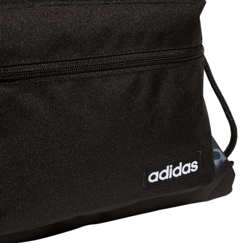 adidas Classic 3S Sackpack, Nomad Camo Grey/Black, One Size