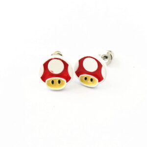 anime cartoon metal stud earrings gifts for woman(2)