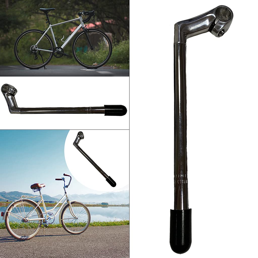 SM SunniMix Lightweight Bicycle Quill Stem Aluminum Alloy Handle Bar 1inch Bike Gooseneck Clamp Stem Riser 25.4mm/22.2mmx300mm Sports Mountain Cycling Parts, Steel 25.4x22.2×300