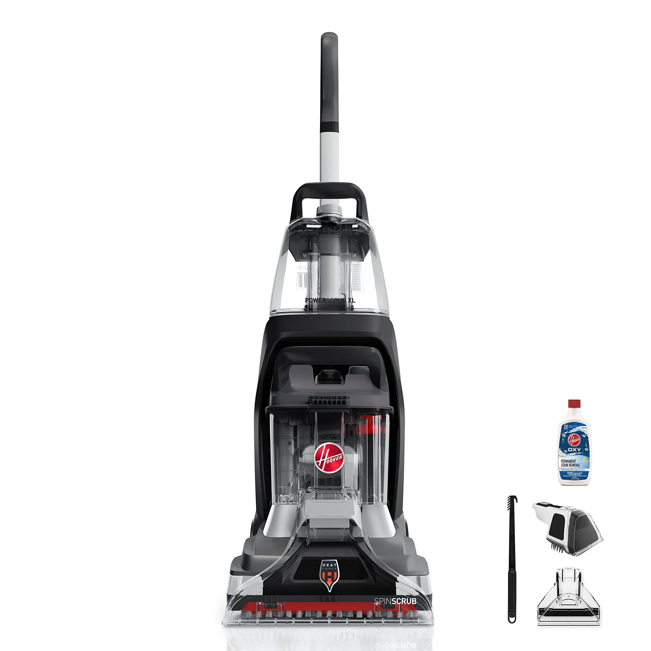 Hoover PowerScrub XL Pet Carpet Cleaner Machine, for Carpet and Upholstery, Deep Cleaning Carpet Shampooer with Multi-Purpose Tools, Powerful Suction, Perfect for Pets, FH68050, Black