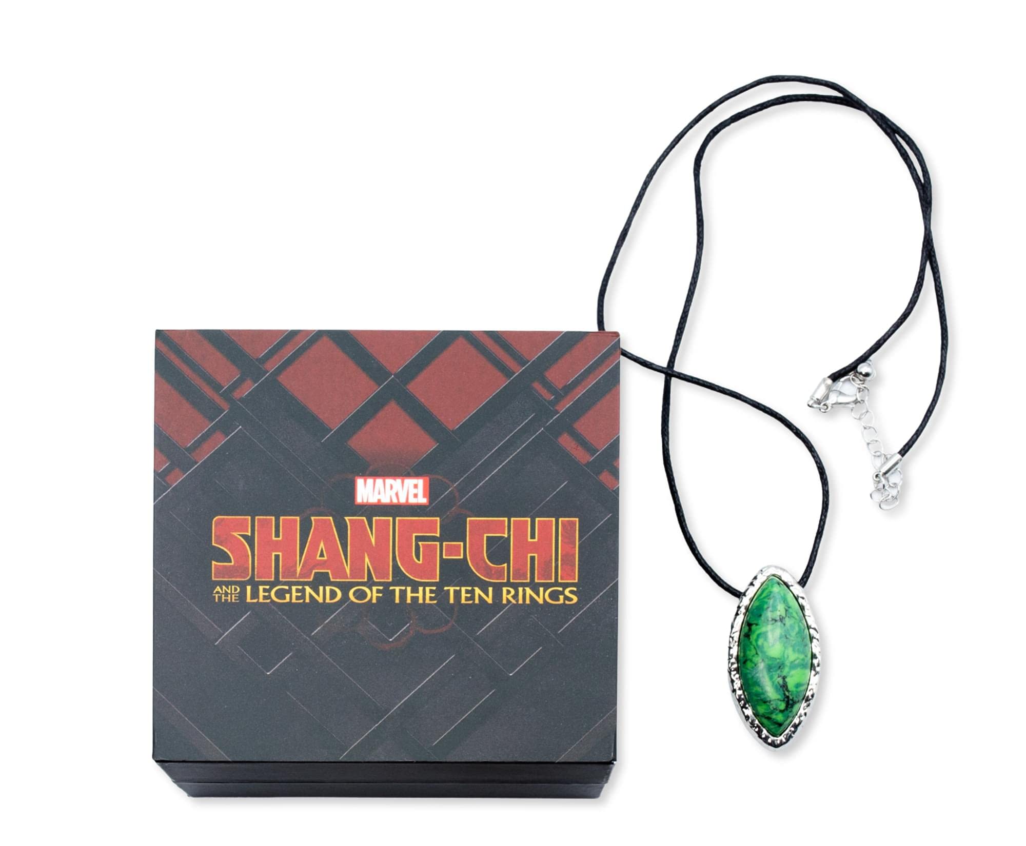 SalesOne LLC Marvel Studios Shang-Chi and the Legend of the Ten Rings Green Pendant Necklace Authentic Prop Replica, Cosplay Costume Accessories | MCU Superhero Comic Book Gifts And Collectibles