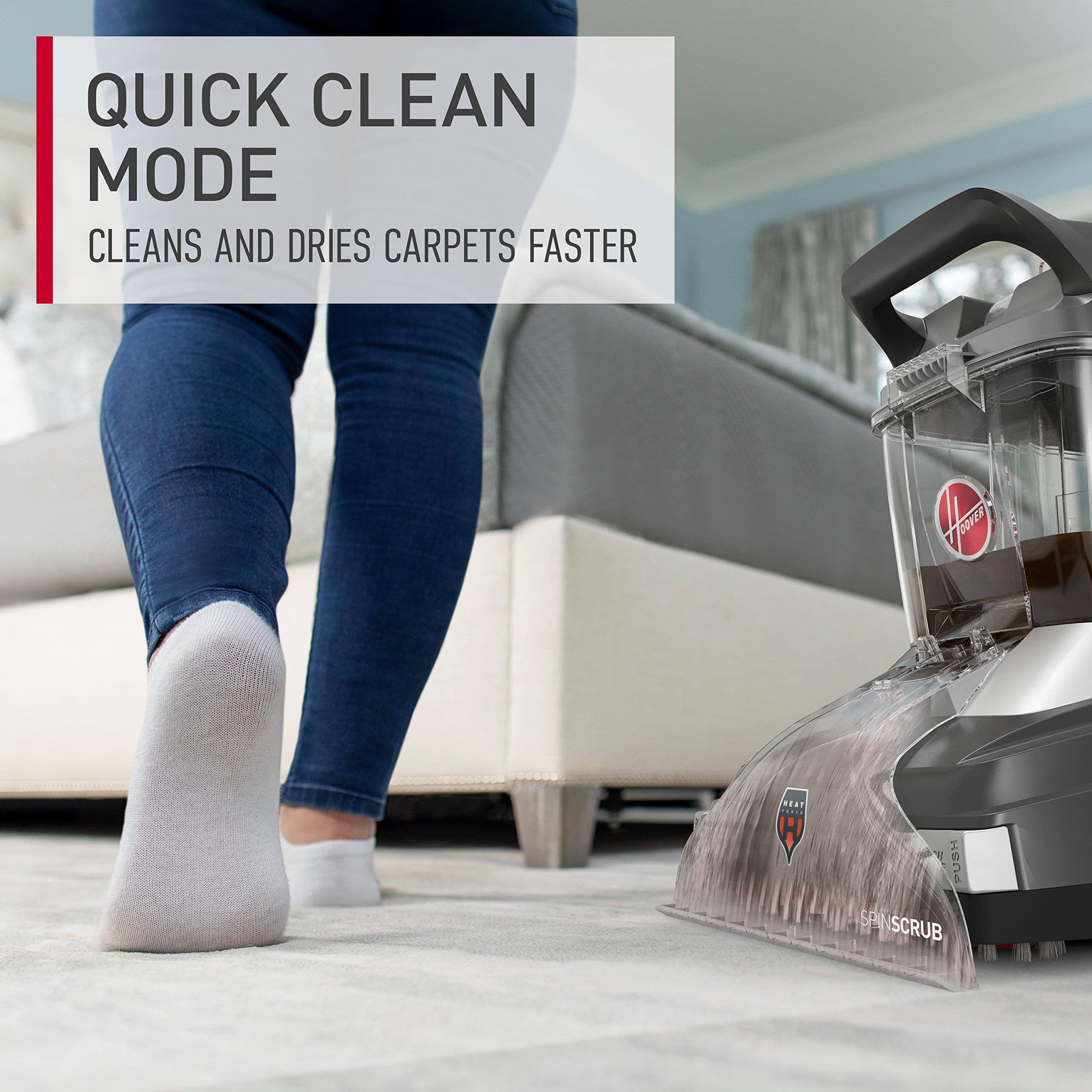 Hoover PowerScrub XL Pet Carpet Cleaner Machine, for Carpet and Upholstery, Deep Cleaning Carpet Shampooer with Multi-Purpose Tools, Powerful Suction, Perfect for Pets, FH68050, Black