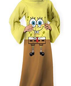 Northwest Spongebob Adult Silk Touch Comfy Throw Blanket with Sleeves, 48" x 71"