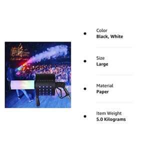 CO2 Cannon Confetti Machine Handheld 7 Colors LED Confetti Blaster Gun Professional Confetti Launcher for Concerts, Parties, Club, Wedding, Theater