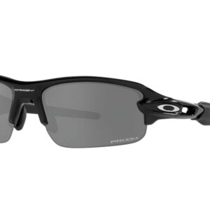 Oakley Youth OJ9008 Flak XXS Square Sunglasses, Polished Black/Prizm Black, 58 mm