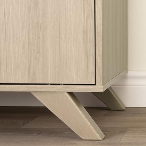 South Shore Helsy 2-Drawer File Cabinet, Lateral, Soft Elm and White