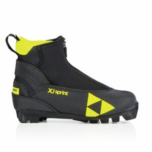 Fischer XJ Sprint Nordic Boots, Color: Black/Yellow, Size: 29 (S40821-29)