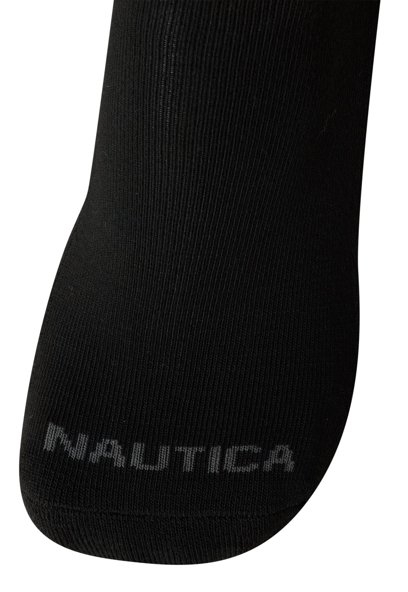 Nautica Men's Athletic Socks - Cushioned Low Cut Socks (8 Pack), Size 6-12.5, Black