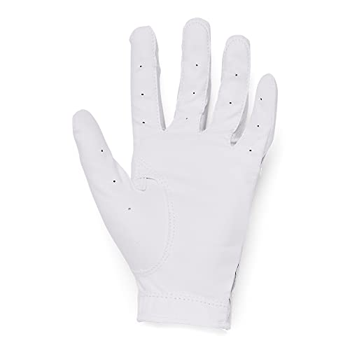 Under Armour boys Iso-chill Golf Glove Jr. , White (100) , Left Hand Youth Large