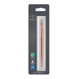 PARKER 2122759 Ballpoint Pen, Jotter XL Monochrome Premium, Rose Gold, M Blue Blister