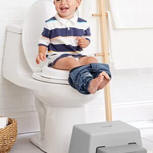 Skip Hop Potty Training Toilet, Go Time 3-in-1 Potty, White/Grey