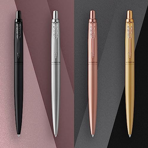 PARKER 2122759 Ballpoint Pen, Jotter XL Monochrome Premium, Rose Gold, M Blue Blister