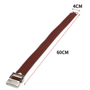 Stilts Straps,Adjustable Comfort Drywall Stilts,Leg Band Straps Stilts Loop Accessories Stilt Ankle Straps,Replacement Part for Stilts(Brown)